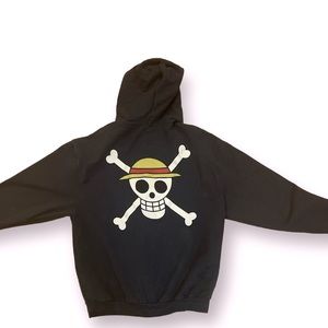 One piece anime emo hoodie